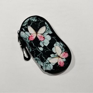 Soft Glasses Case with Butterfly Print
